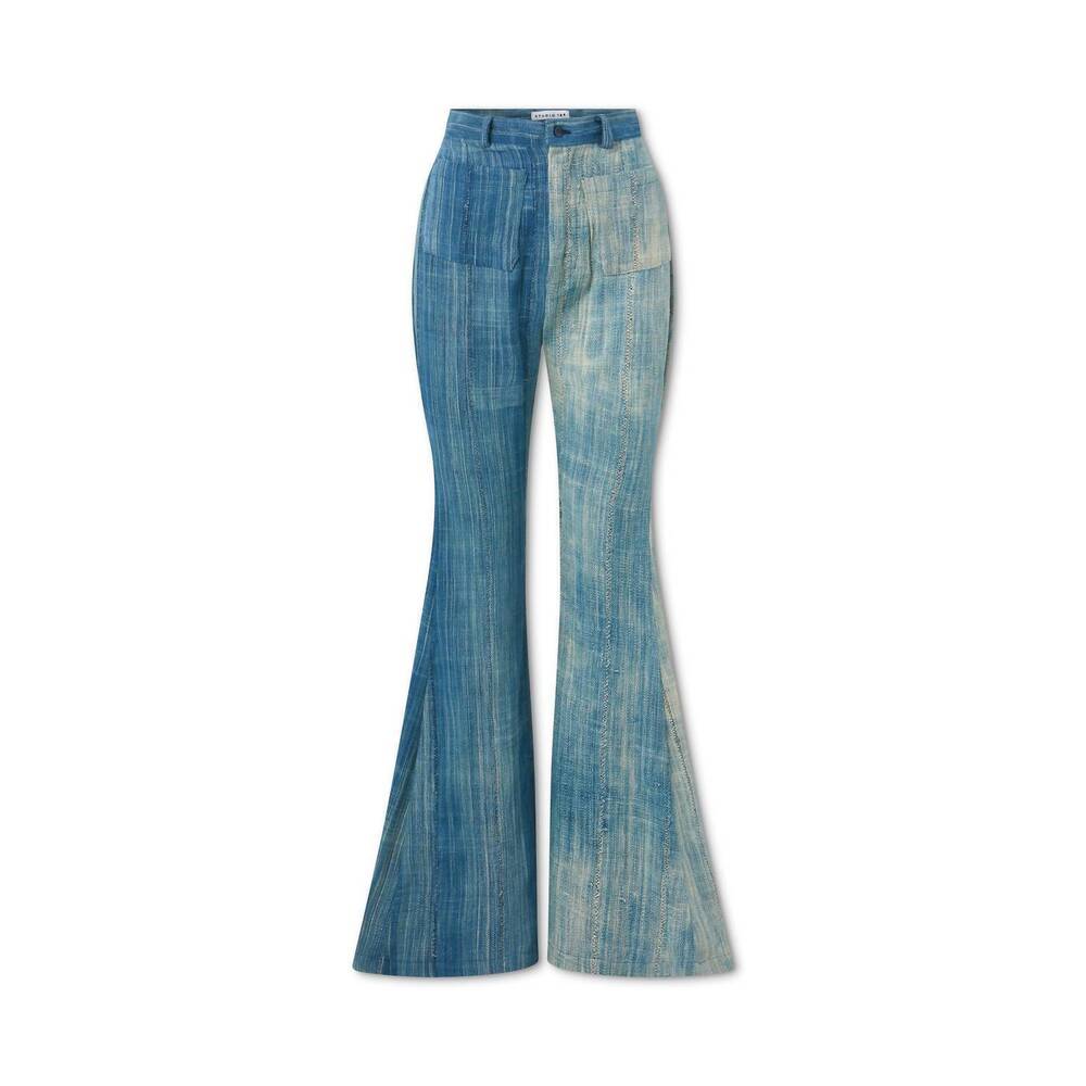 NEW STUDIO 189 women's bell bottom pants in indigo blue